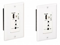 HDMI Wallplate mottagare, HDBT, UHD-4K, Decora
