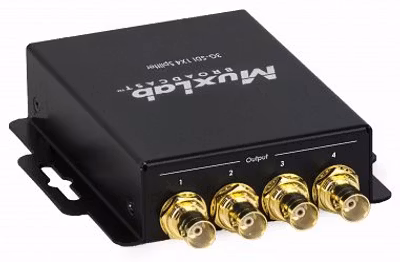 Muxlab 3G-SDI 1x4 Splitter, 1080p