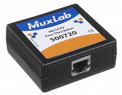 Muxlab HD CCTV Pass-Thru Balun