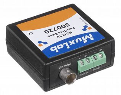Muxlab HD CCTV Pass-Thru Balun