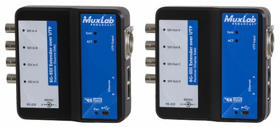 Muxlab SDI förlängare över UTP med ethernet