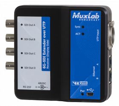 Muxlab SDI förlängare över UTP med ethernet
