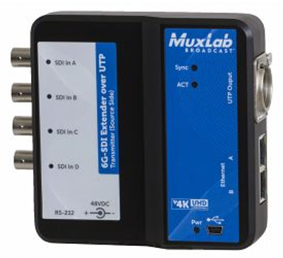 Muxlab SDI förlängare över UTP med ethernet