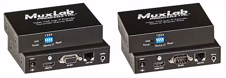 Videovägg över IP, stödjer PoE, Kit