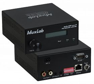 Muxlab Audio / AMP över IP med mic & 50W/kanal