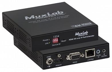 HDMI 4K över IP, PoE, Sändare