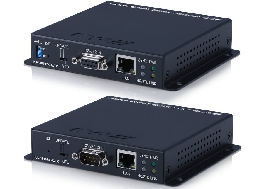 HDBaseT Kit, 4K, HDR, PoH, AVLC, 100m