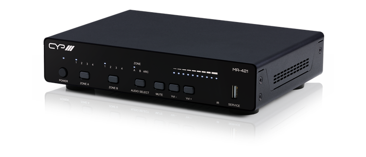 Multiroom-system 4 HDMI in, 1 HDMI ut, 2 HDbaseT ut