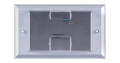 CYP/// Full HDBaseT Wallplate sändare. 4K, PoC, RS232, IR, LAN 100 meter
