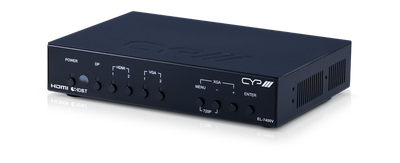 CYP/// Presentations switch med scaler samt HDBaseT, HDMI & Display Port stöd