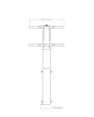 Flatlift TV- lyft / hiss 78cm