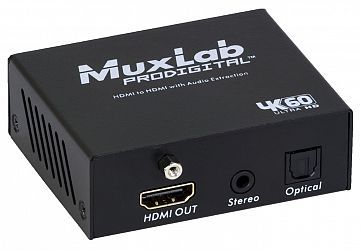 Audio De-embedder, 4K@60hz, 8-bit Color + HD Audio