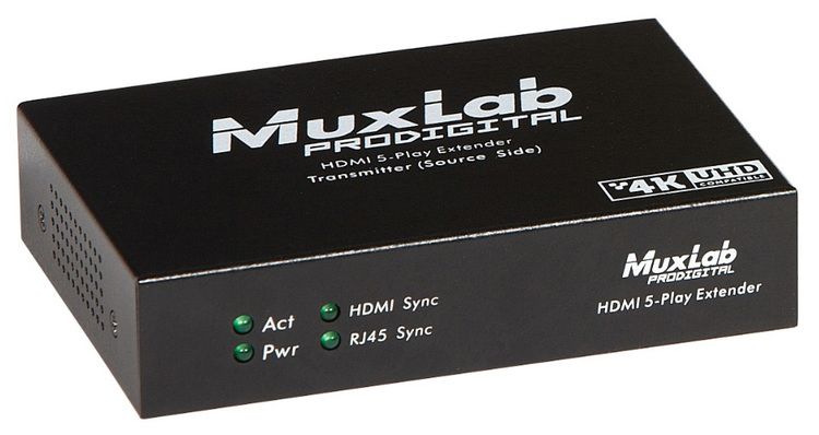 HDMI sändare, 4Play, Ethernet, RS232, 100m