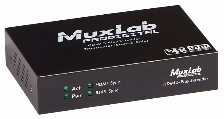 HDMI sändare, 4Play, Ethernet, RS232, 100m