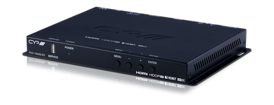 CYP/// Full HDBaseT mottagare, Slimline, 4K, HDCP2.2, PoH, IR, LAN, OAR, Audio De-Embedding