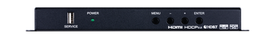 CYP/// Full HDBaseT mottagare, Slimline, 4K, HDCP2.2, PoH, IR, LAN, OAR, Audio De-Embedding