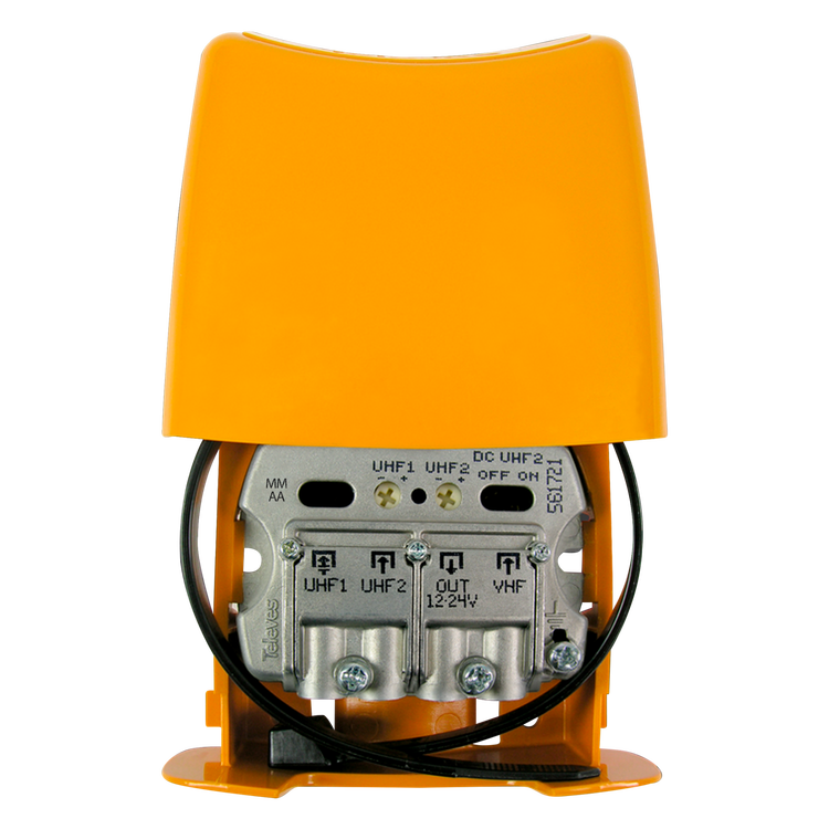 Mastförstärkare NanoKom 3 in, UHF/ UHF/ VHF