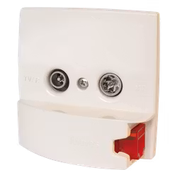 Täcklock för antennuttag TV+R+RJ45