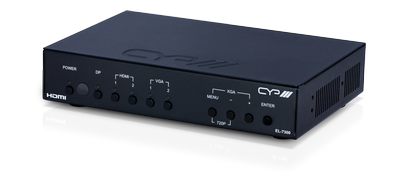 CYP/// Presentations switch och scaler med HDMI, DP & VGA in