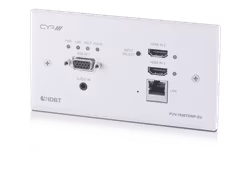 HDMI + VGA Wallplate sändare. PoH, LAN 100 meter