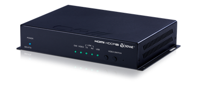 CYP/// HDMI/DisplayPort Fiber Sändare, 4K UHD, USB/KVM