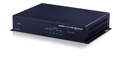 CYP/// HDMI/DisplayPort Fiber Mottagare, 4K UHD, USB/KVM