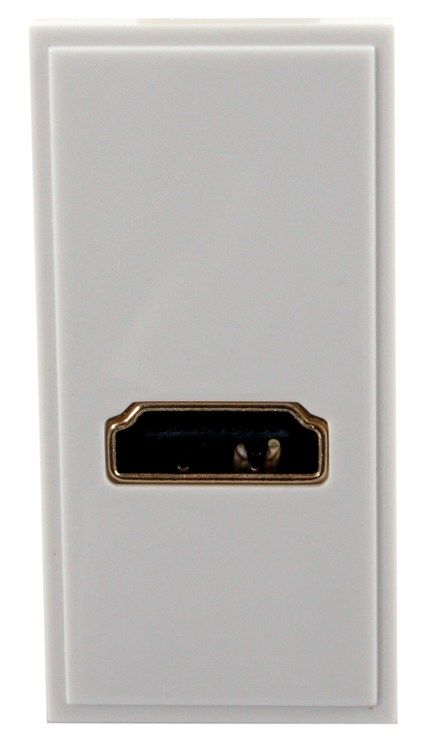 Vägguttag HDMI med adapter hona