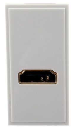 Vägguttag HDMI med adapter hona