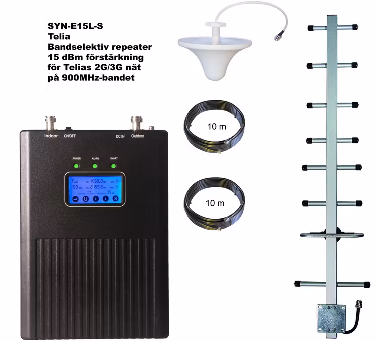 Paket  för Telia + 15dBm med en inomhusantenn 900Mhz