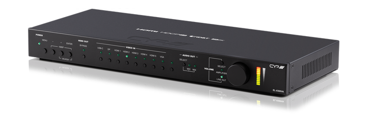 4K HDMI/ DP/ VGA Presentation Switch med HDBaseT