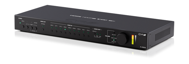 4K HDMI/ VGA/ USB Presentation Switch med HDBaseT