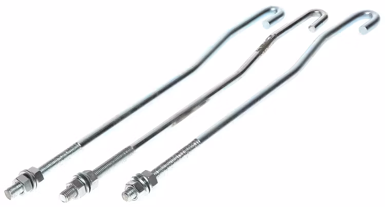 Gjutkrok för fackverksmast aluminium 3-pack