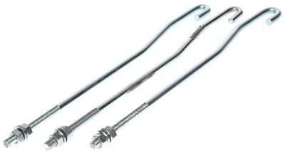  Gjutkrok för fackverksmast aluminium 3-pack