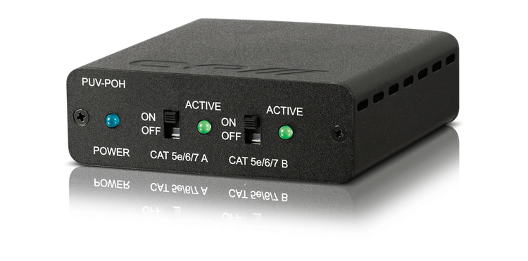 Power over HDBaseT/Ethernet injektor