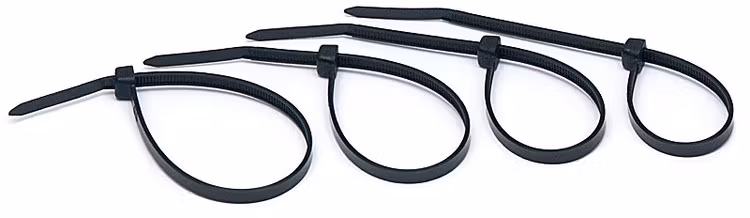 Buntband Svarta 20cm 4,5mm 100st