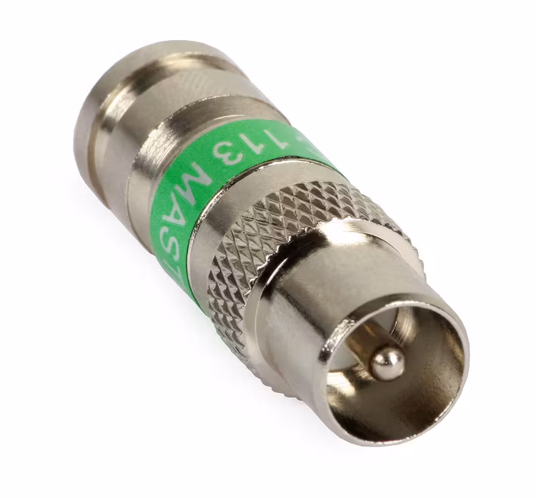 Compression-kontakt IEC hane RG6 10-pack