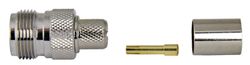 Antennkontakt N-kontakt Hona för 1/4" kabel