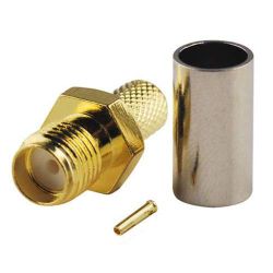 Antennkontakt SMA-Hona för 1/4" kabel