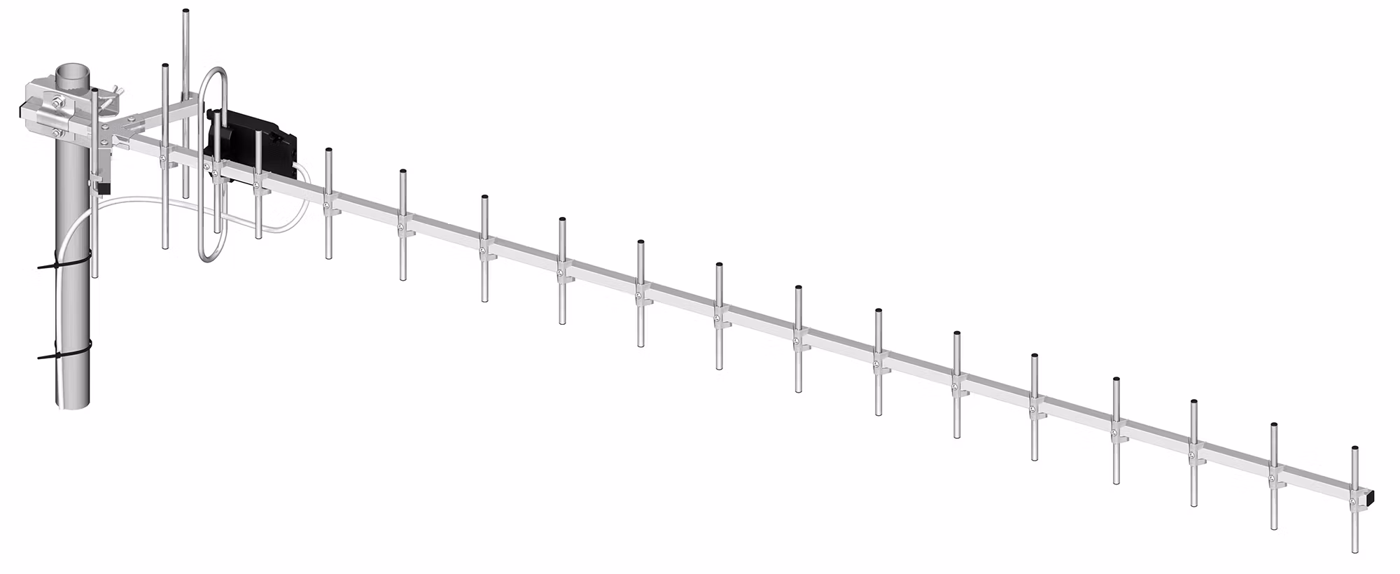 800-980Mhz Yagi-antenn, 16,5dBi