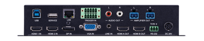 CYP/// 4x2 HDMI matris med förstärkare och USB Hub