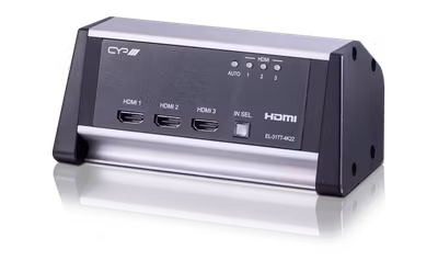 CYP/// 3-vägs HDMI switch för skrivbordet