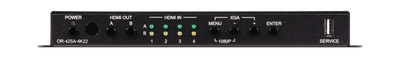 CYP/// 4x2 HDMI matris med Scaler och Bypass utgångar, 4K