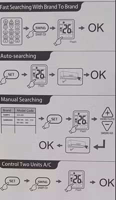 LG Universal Fjärrkontroll för Luftvärmepump