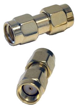 RP-SMA-hane till RP-SMA-hane adapter