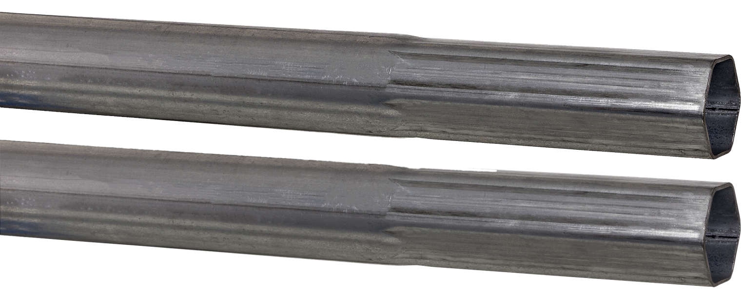 Maströr  50mm 3 m skarvbart 2mm godstjocklek
