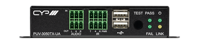 CYP/// PUV-3050TX-UA UHD+ HDMI over HDBaseT3 Transmitter with analogue audio I/O & USB 2.0 pathway (18Gbps, 4K@60Hz 4:4:4, 8-bit, HDR)