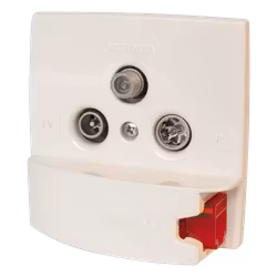 Täcklock för antennuttag TV+R+SAT+RJ45