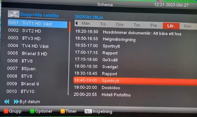 Edision Inspelningsbar Digitalbox för marknätet Boxerkanaler