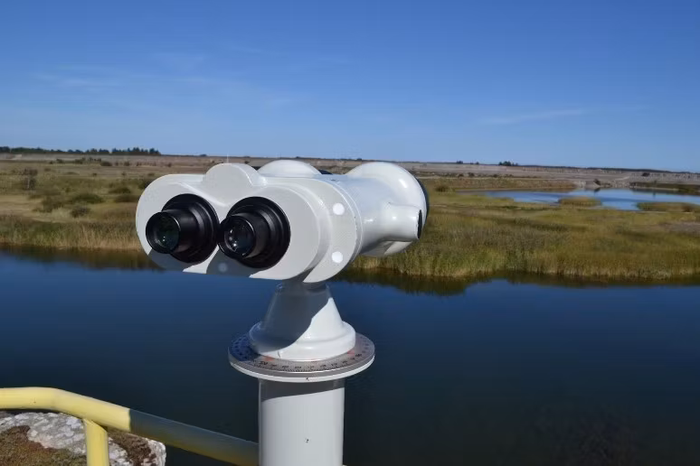 Kikarhuvud till utsiktskikare