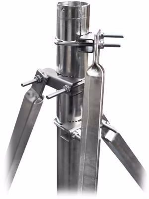  Portabel Teleskopmast med ballast 5,4m
